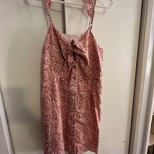 Pink lily dress